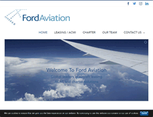 Tablet Screenshot of fordaviation.com